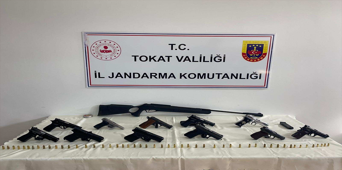 Tokat’ta silah kaçakçılığı operasyonu