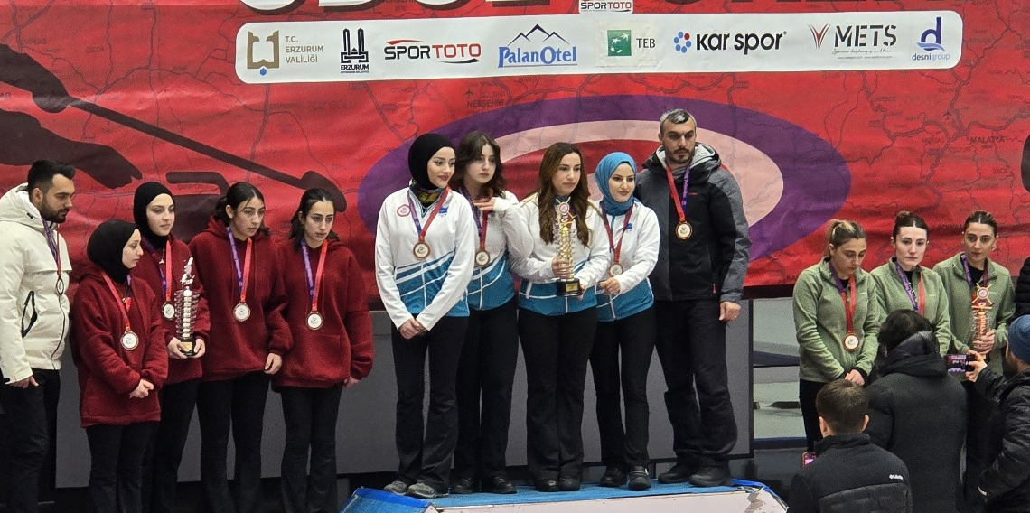 Curling 1. Lig’de Şampiyon: TEİAŞ Trabzon Kadın Takımı!