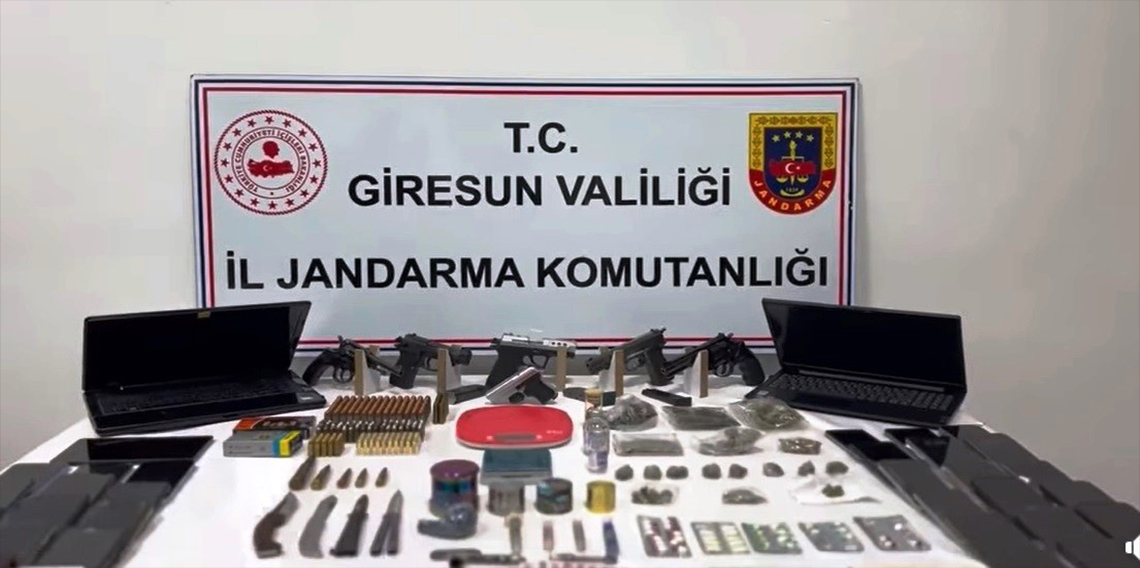 Giresun merkezli 9 ilde uyuşturucu operasyonu