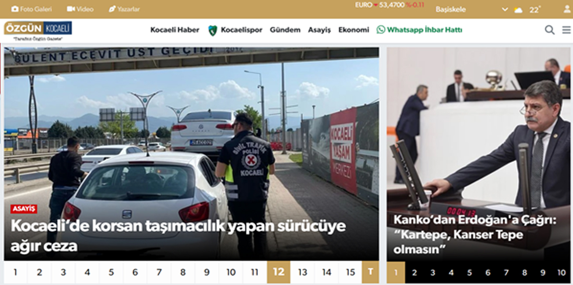 Kocaeli’de Yaşanan Son Dakika Gelişmeleri Özgün Kocaeli’de!