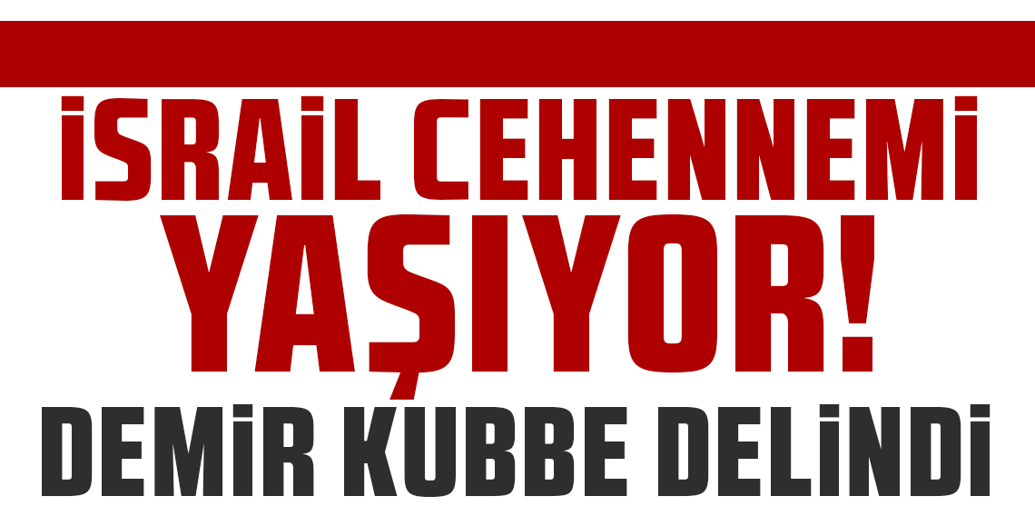 İran’dan İsrail’e füze yağmuru: Demir Kubbe delindi