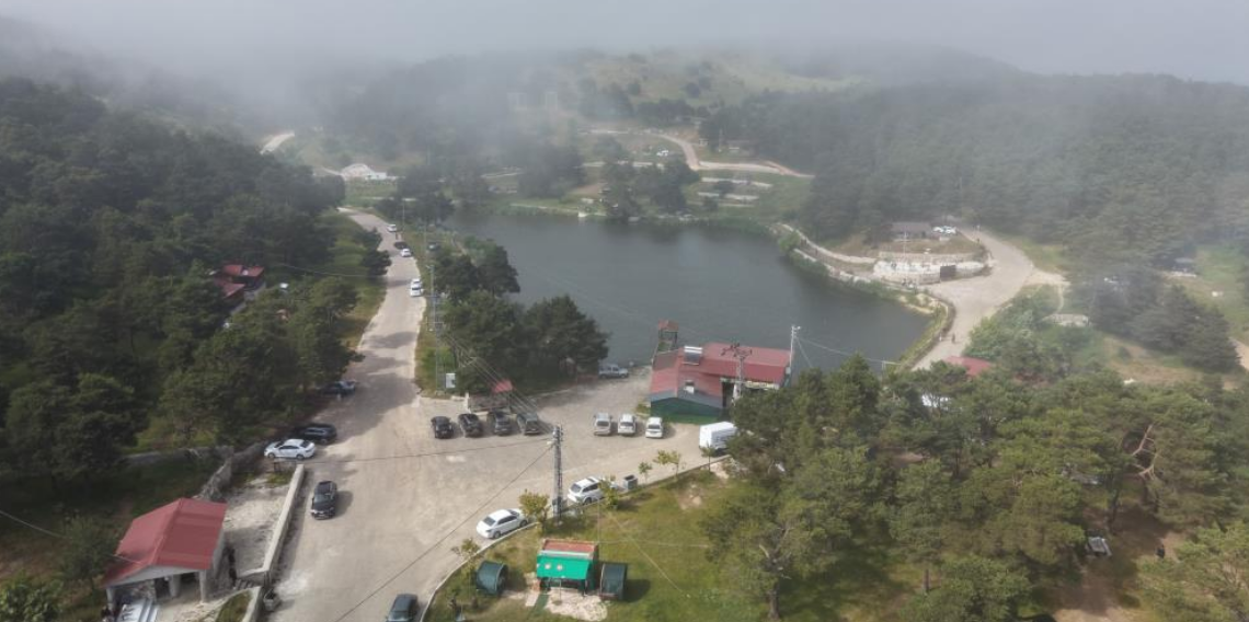 Tokat'ta bin 400 rakımdaki gölet ziyaretçilerini ağırlıyor