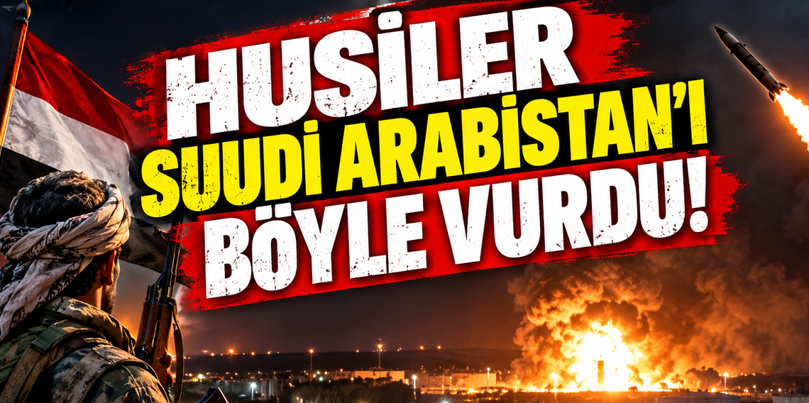 Husiler Suudi Arabistan’ı Böyle Vurdu!