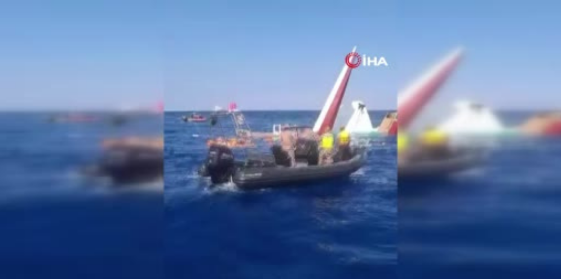 Girne’de batan geminin yeni görüntüleri ortaya çıktı