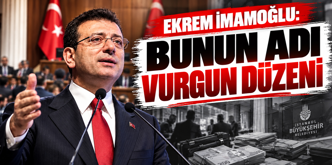 Ekrem İmamoğlu : “25 yılın sonunda varılan yerin adı vurgun düzeni!”