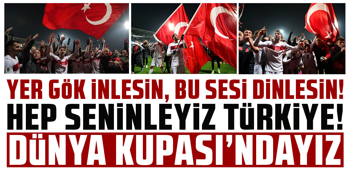 24 yıllık hasreti bitiren A Milli Futbol Takımı'ndan gecenin videosu