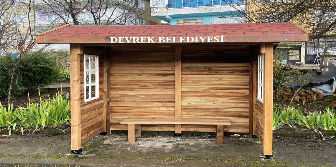 Devrek’te dolmuş durakları yenileniyor