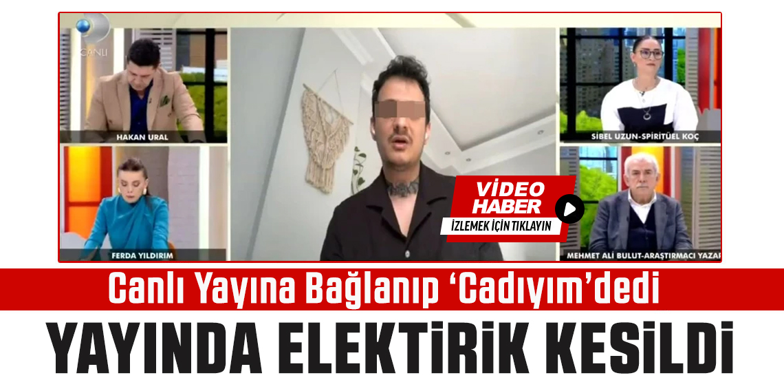 Canlı yayına bağladı 'cadıyım' dedi ! Stüdyonun Elektrikleri Kesildi