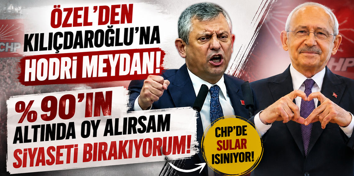 Özel'den Kılıçdaroğlu'na hodri meydan: Yüzde 90'ın altında oy alırsam siyaseti bırakıyorum