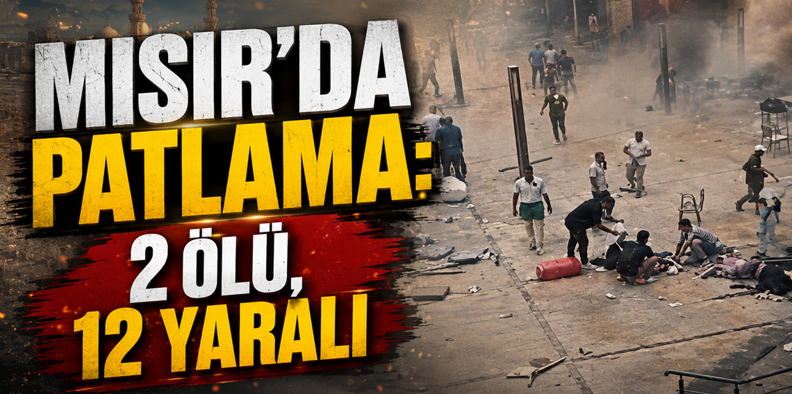Mısır'da patlama: 2 ölü, 12 yaralı