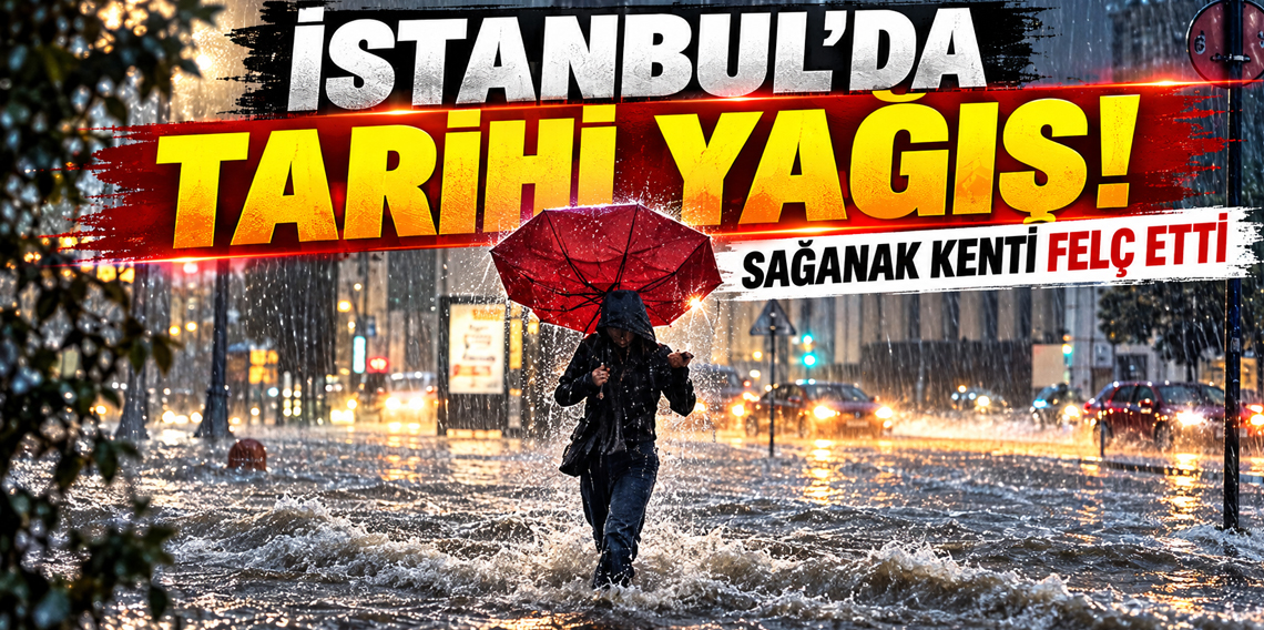 İstanbul’u sağanak vurdu, metrekareye 240 kilogramı aşan yağış düştü