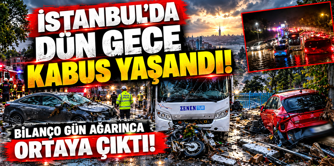 Selin vurduğu Ayazağa’da hasar, gün ağarınca ortaya çıktı