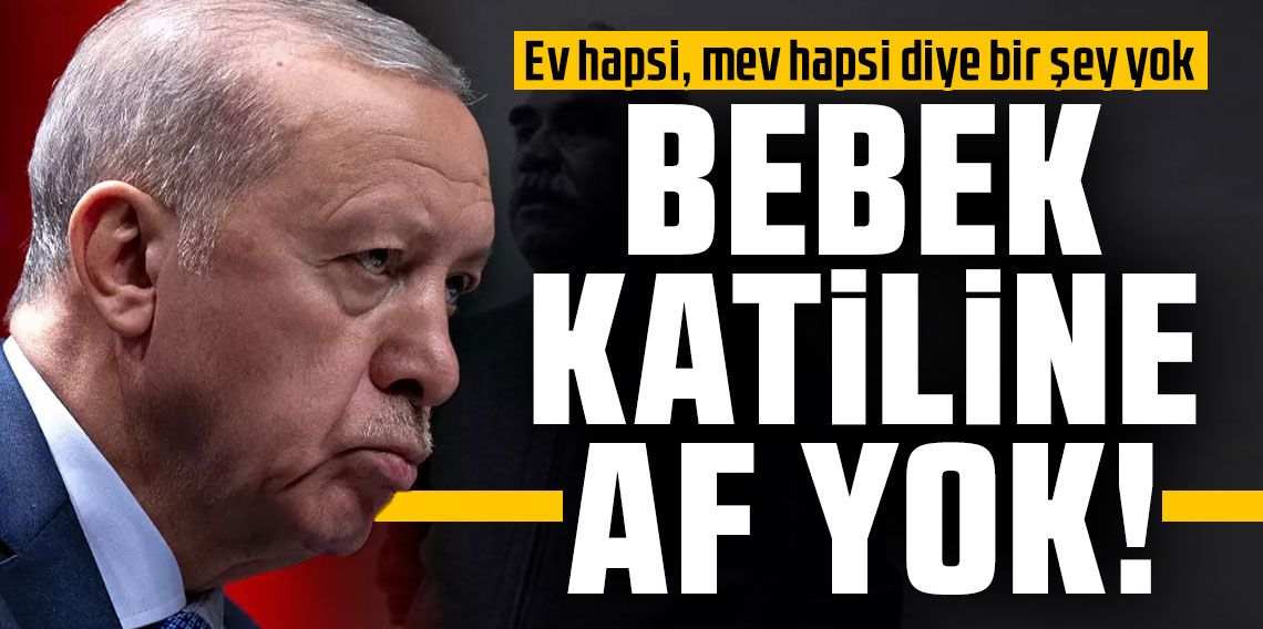 Erdoğan'dan 'Öcalan ev hapsine mi çıkacak?' sorusuna yanıt; ''Bebek katiline af yok''