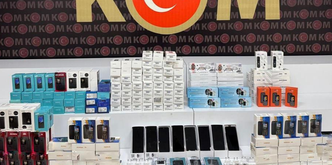 Ordu’da kaçak cep telefonu operasyonu