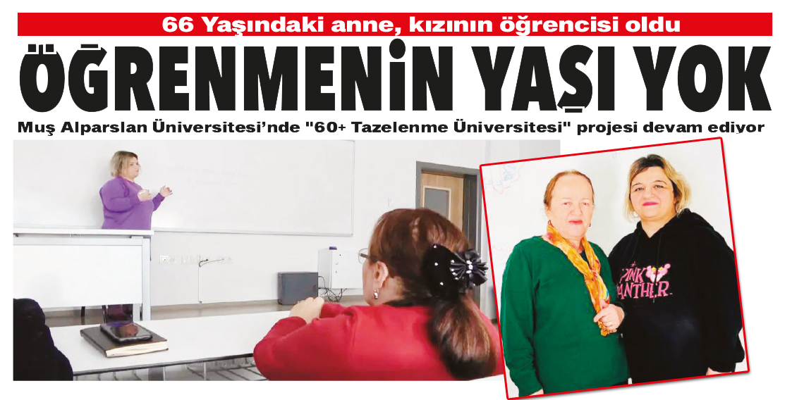 Trabzonlu Doç.Dr. Kantarcı'nın Annesi Öğrencisi Oldu