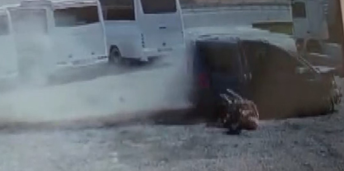 Direksiyon başında nöbet geçirince kaza kaçınılmaz oldu