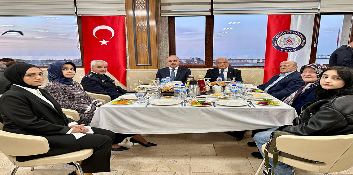 Şehit aileleri ve gaziler iftar yemeğinde buluştu