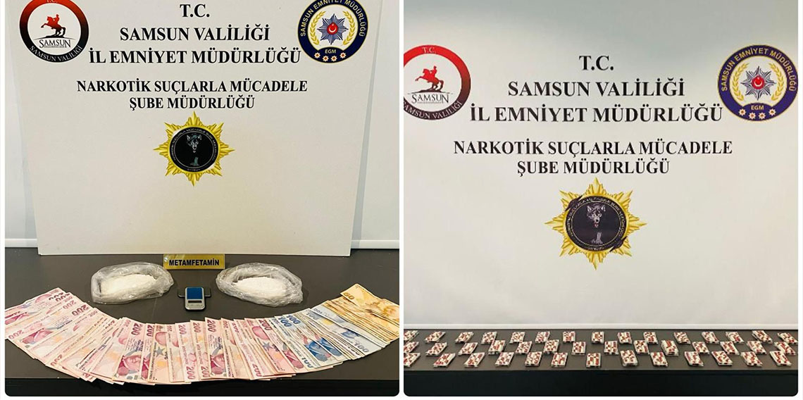 Samsun’da uyuşturucu operasyonu