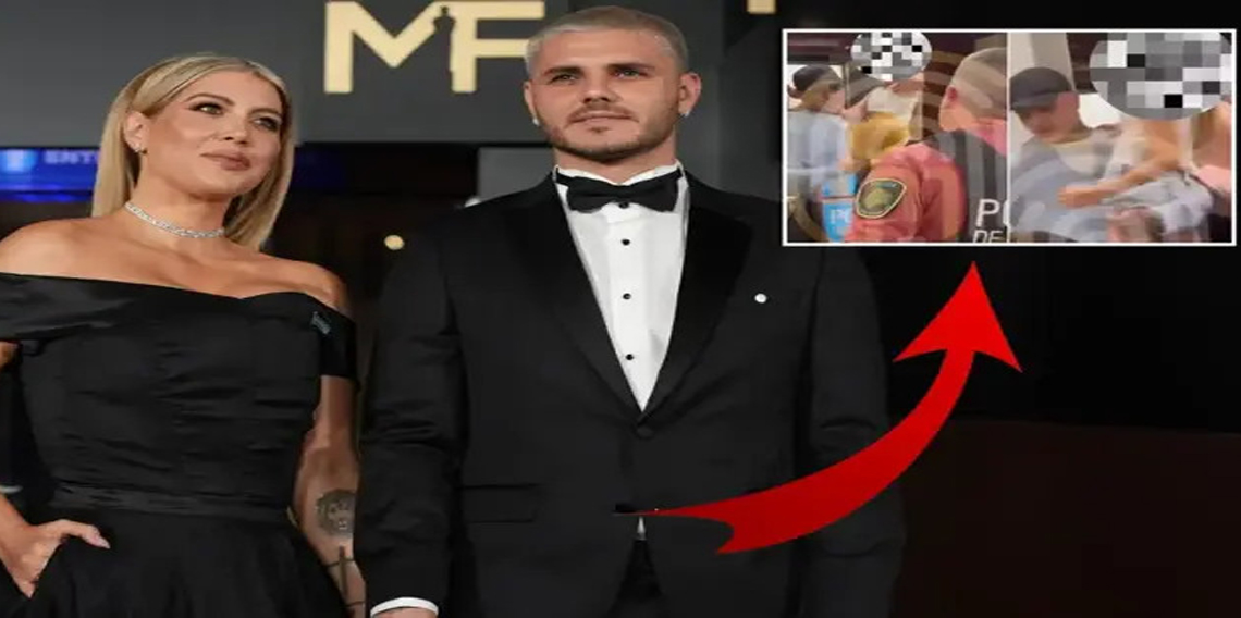 Wanda Nara ve Icardi birbirine girdi, polis müdahale etti