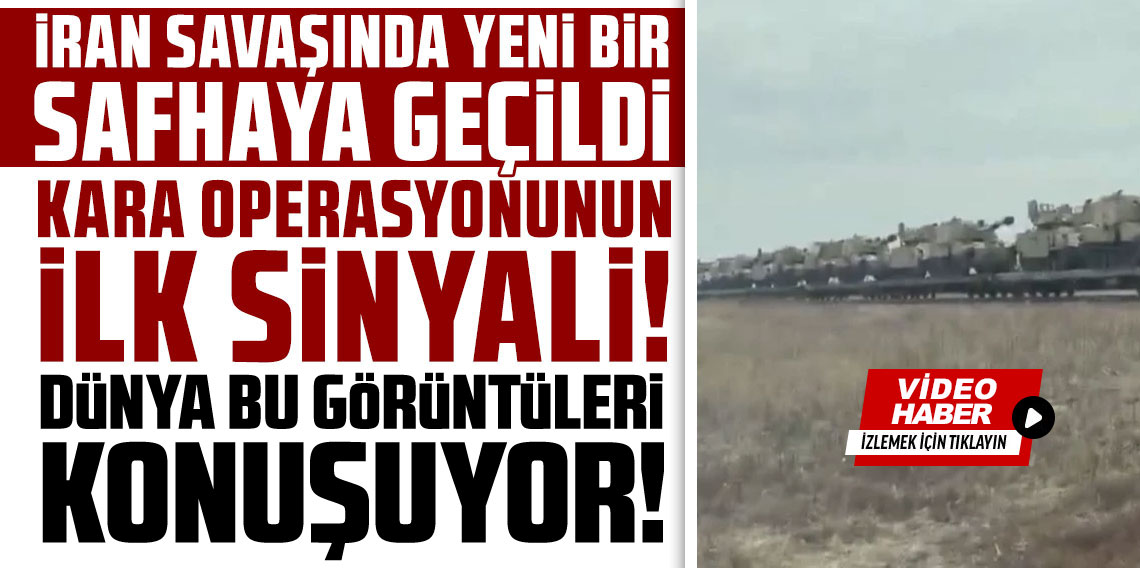 Dünyayı korkutan ABD'ye ait askeri tank konvoyu! Kara operasyonu mu başlıyor?