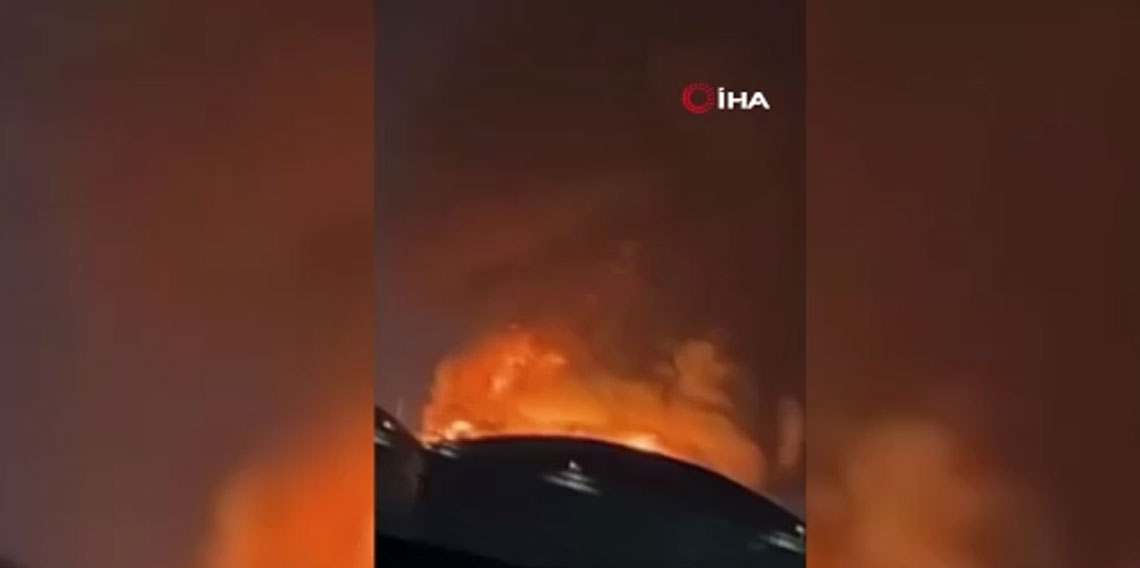 Erbil'de petrol rafinerisine İHA saldırısı