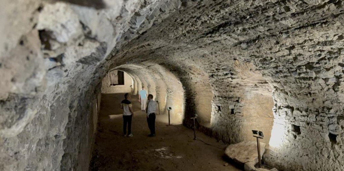 Roma lejyonlarının mühimmatının saklandığı depo tarihe tanıklık ediyor