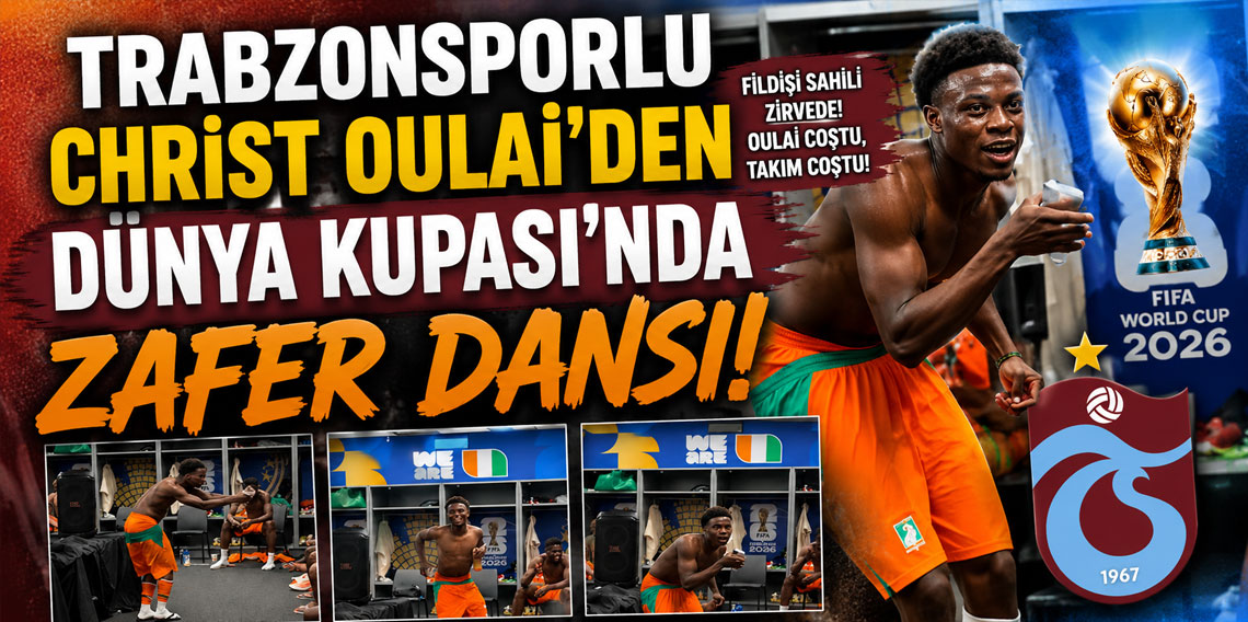 Trabzonsporlu Christ Oulai'den Dünya Kupası'nda Zafer Dansı!