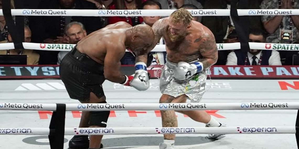 Mike Tyson-Jake Paul maçında adına yakışır bir final oldu