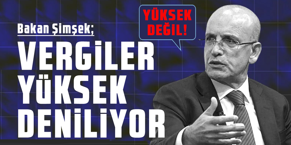 Mehmet Şimşek: En düşük vergi yüküne sahip 3'üncü ülkeyiz