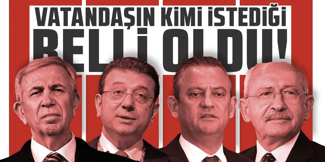 Vatandaşın kimi istediği belli oldu! Ekrem İmamoğlu'na anket şoku!