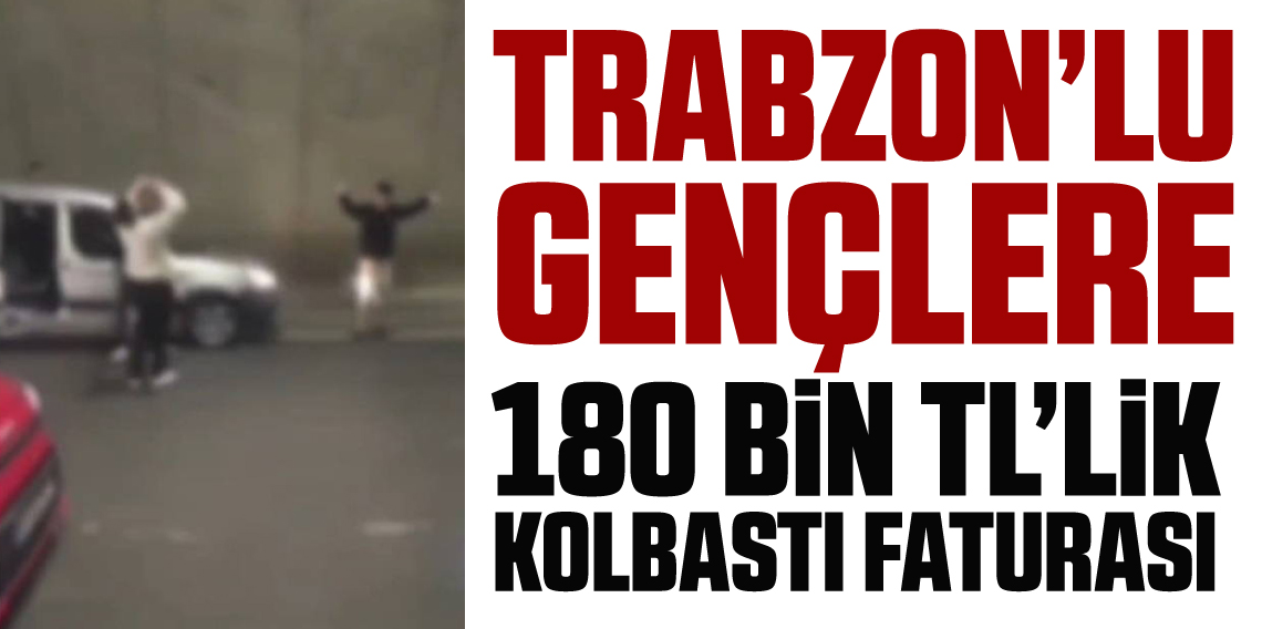 Trabzon’da Tünelde Dans Eden Sürücüye Ağır Ceza