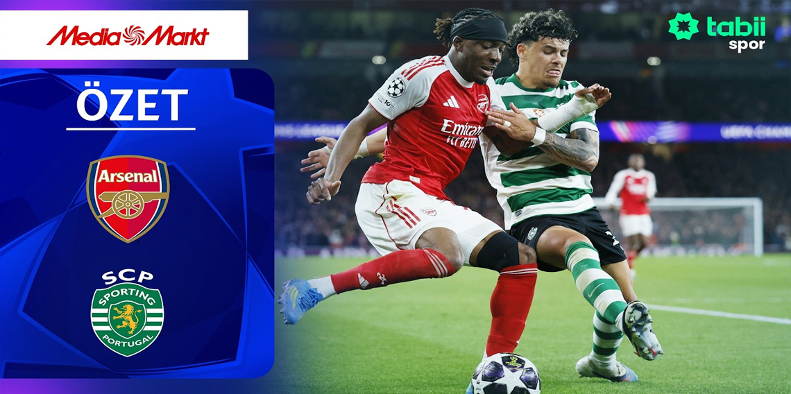 Şampiyonlar Ligi Çeyrek Final | Arsenal - Sporting CP (Özet)