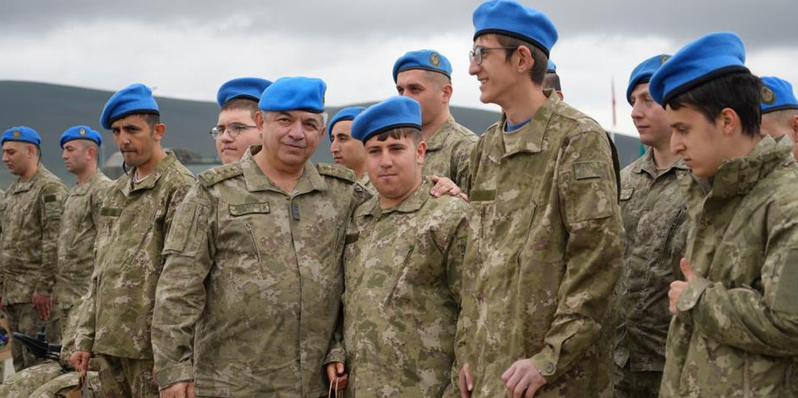 Bayburt'ta 44 engelli birey bir günlüğüne asker oldu