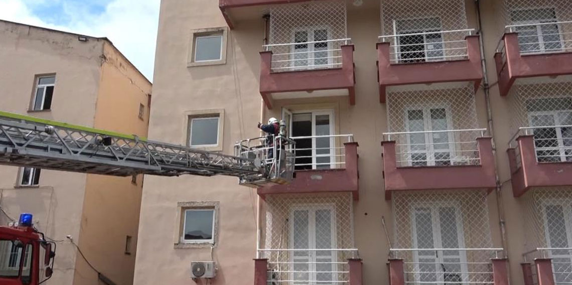 Giresun'da hastanede gerçeği aratmayan tatbikat