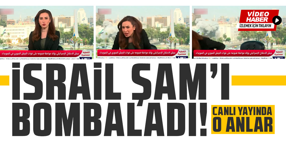 İsrail, Şam'da bu kez Suriye Cumhurbaşkanlığı Sarayı'nı vurdu: Canlı yayında patlama anları