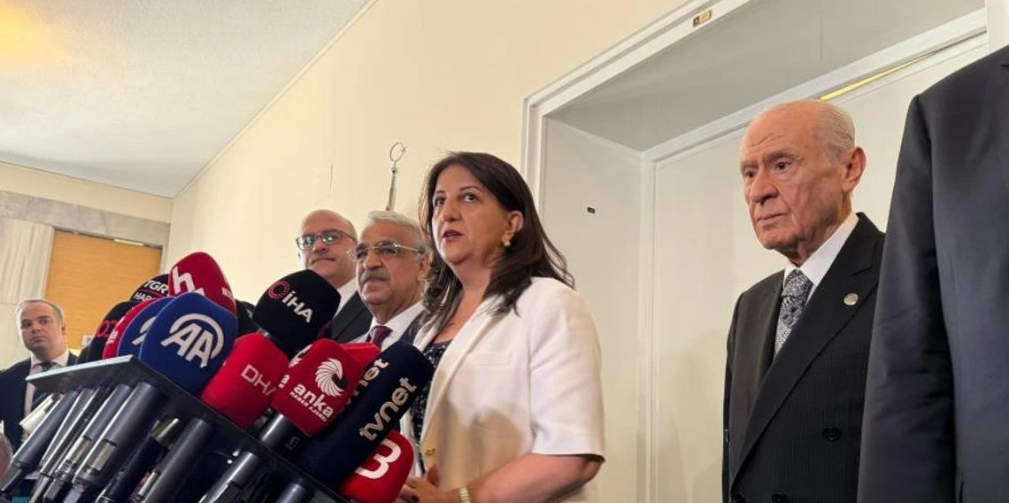 MHP lideri Bahçeli, DEM Parti heyetiyle görüştü