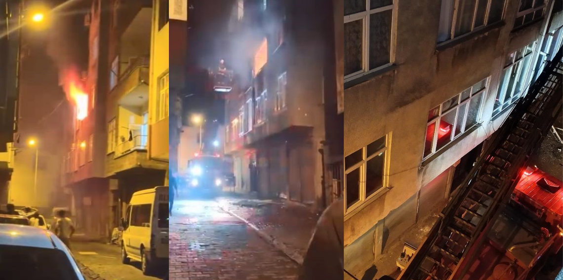 Artvin Hopa'da Gece Yarısı Ev Yangını! 