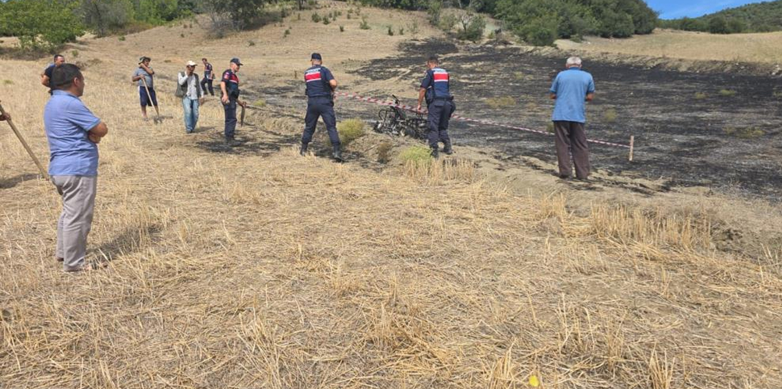 Tokat'ta vatandaş kendini ATV'ye zincirleyip yaktı