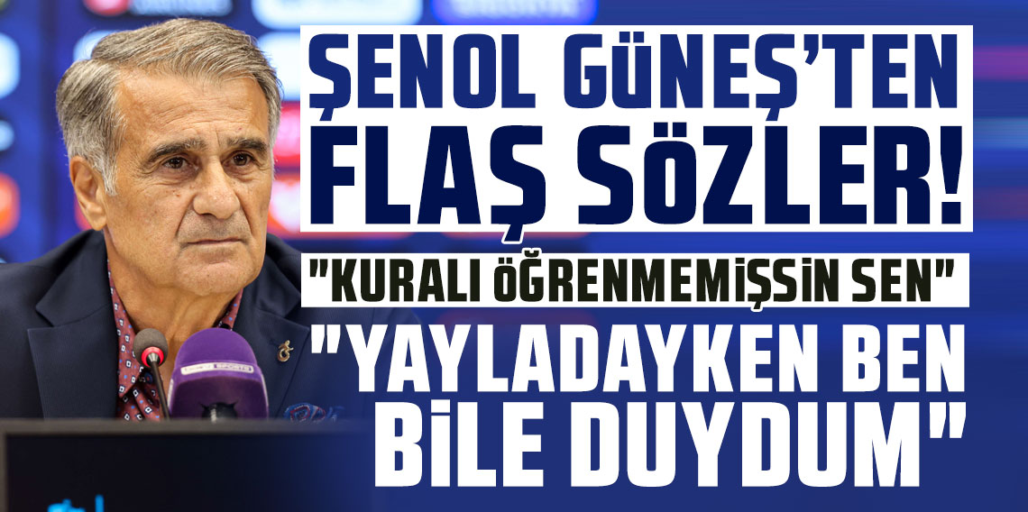 Trabzonspor'da Güneş'ten flaş sözler! 