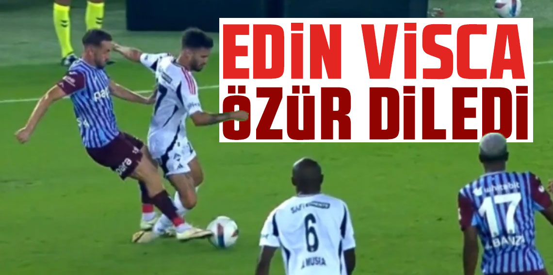 Edin Vişça özür diledi