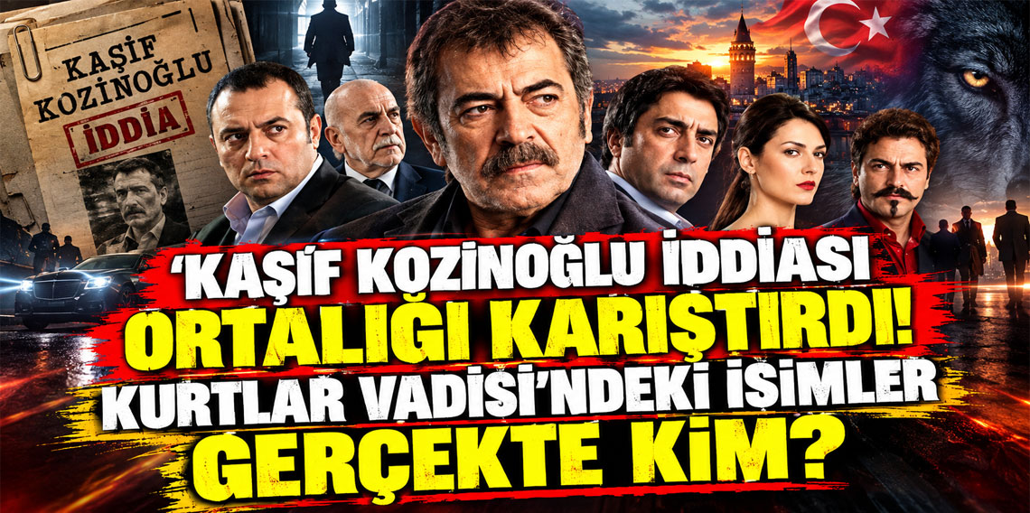 Kaşif Kozinoğlu iddiası ortalığı karıştırdı! Kurtlar Vadisi'ndeki isimler gerçekte kim?