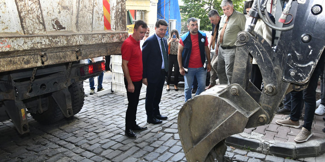 Ortahisar Belediyesi, başlattığı altyapı hamlesini sürdürüyor 