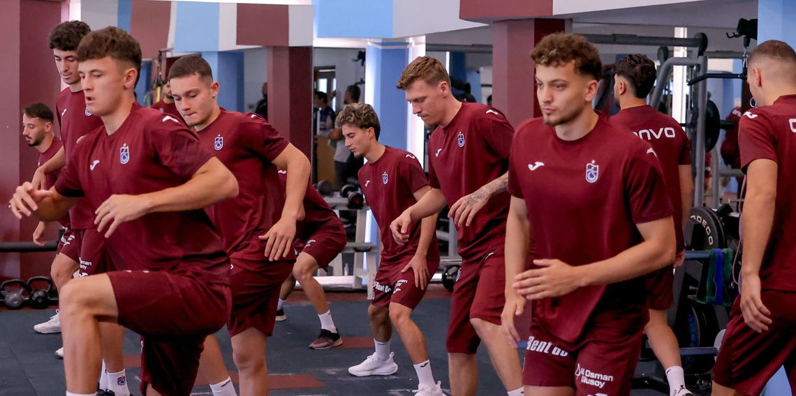 Trabzonspor Sabah antrenmanını tamamlandı