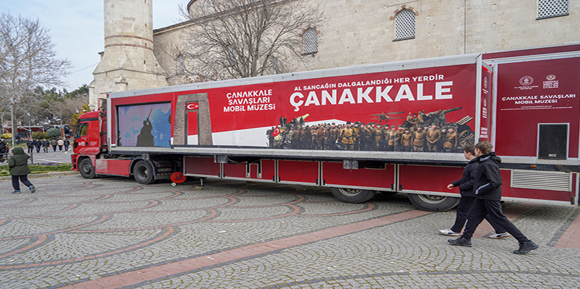 Kosova'da Çanakkale Savaşı Mobil Müzesi'ne yoğun ilgi