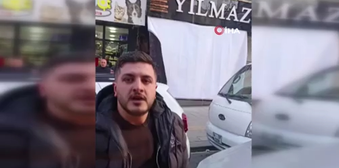 Esenler’de yol verme kavgasında otobüsü yumrukladı