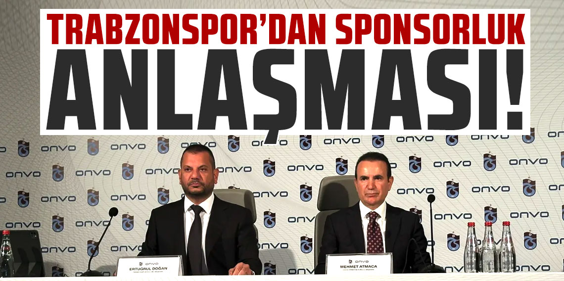 Trabzonspor’dan dev sponsorluk! 