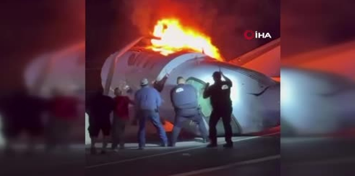 Texas'ta küçük uçak düştü: 1 ölü, 5 yaralı