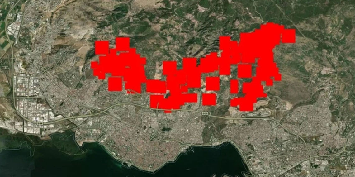 NASA'nın yangın haritasında İzmir alarm veriyor