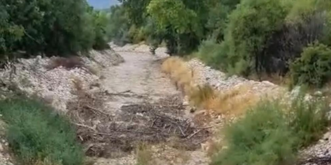 Kocaözü’nde sel paniği! Sel suları mahalleye böyle ulaştı