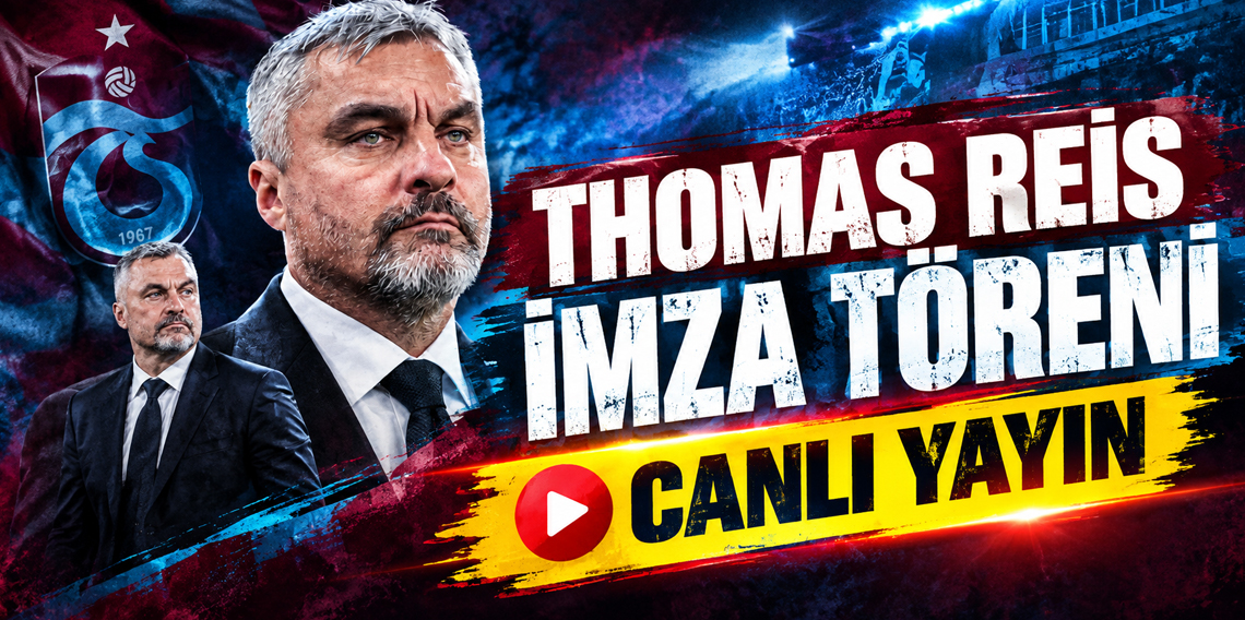 Teknik Direktörümüz Thomas Reis’ın İmza Töreni (CANLI)